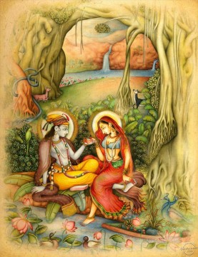 Radha Krishna 30 Hindoo Oil Paintings